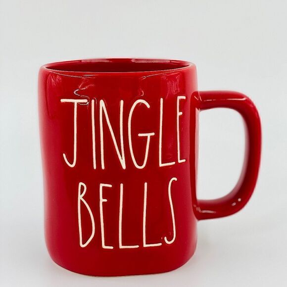 Rae Dunn Red Jingle Bells Mug - Picture 8 of 8